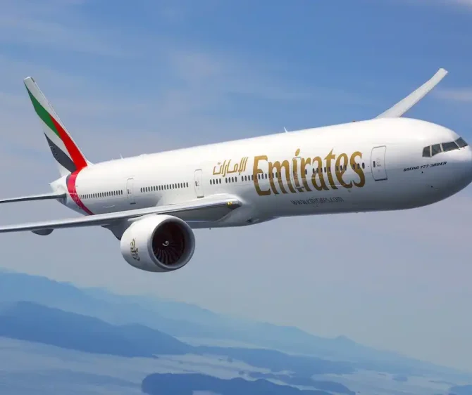 emirates boeing 777-300er to Johannesburg