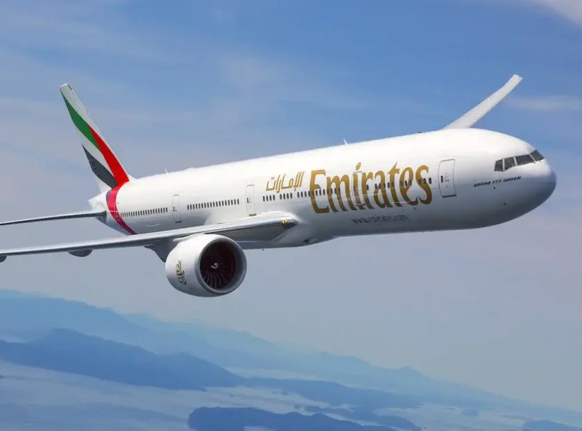 emirates boeing 777-300er to Johannesburg