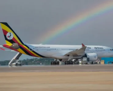 Uganda airlines Airbus A330-800neo london gatwick